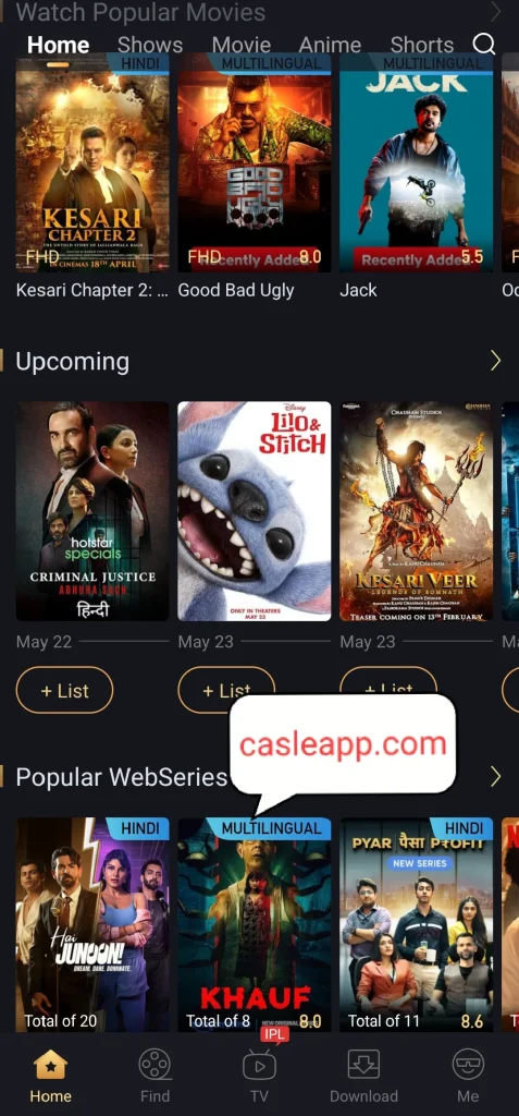 castle app
